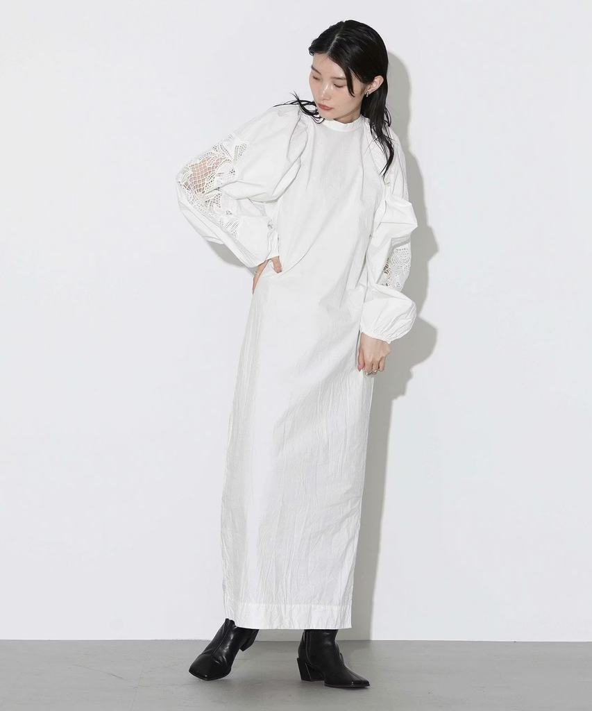 The rejoice Cutwork Embroidery Dress [anuke]